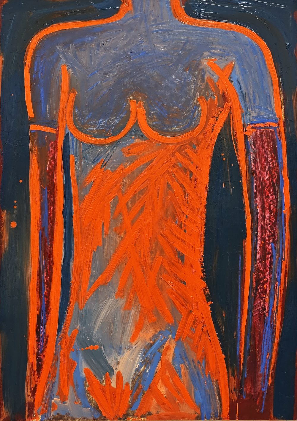 QN serie 108 n. 1 smalto e pastel 68×98