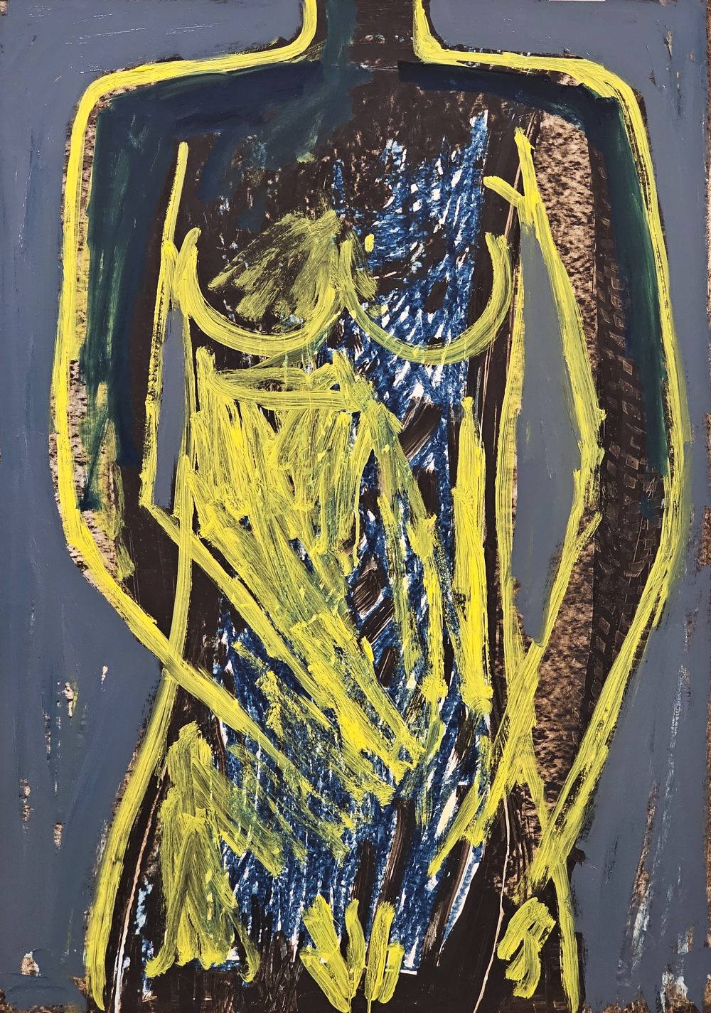 QN serie 108 n. 2 smalto e pastel 68×98