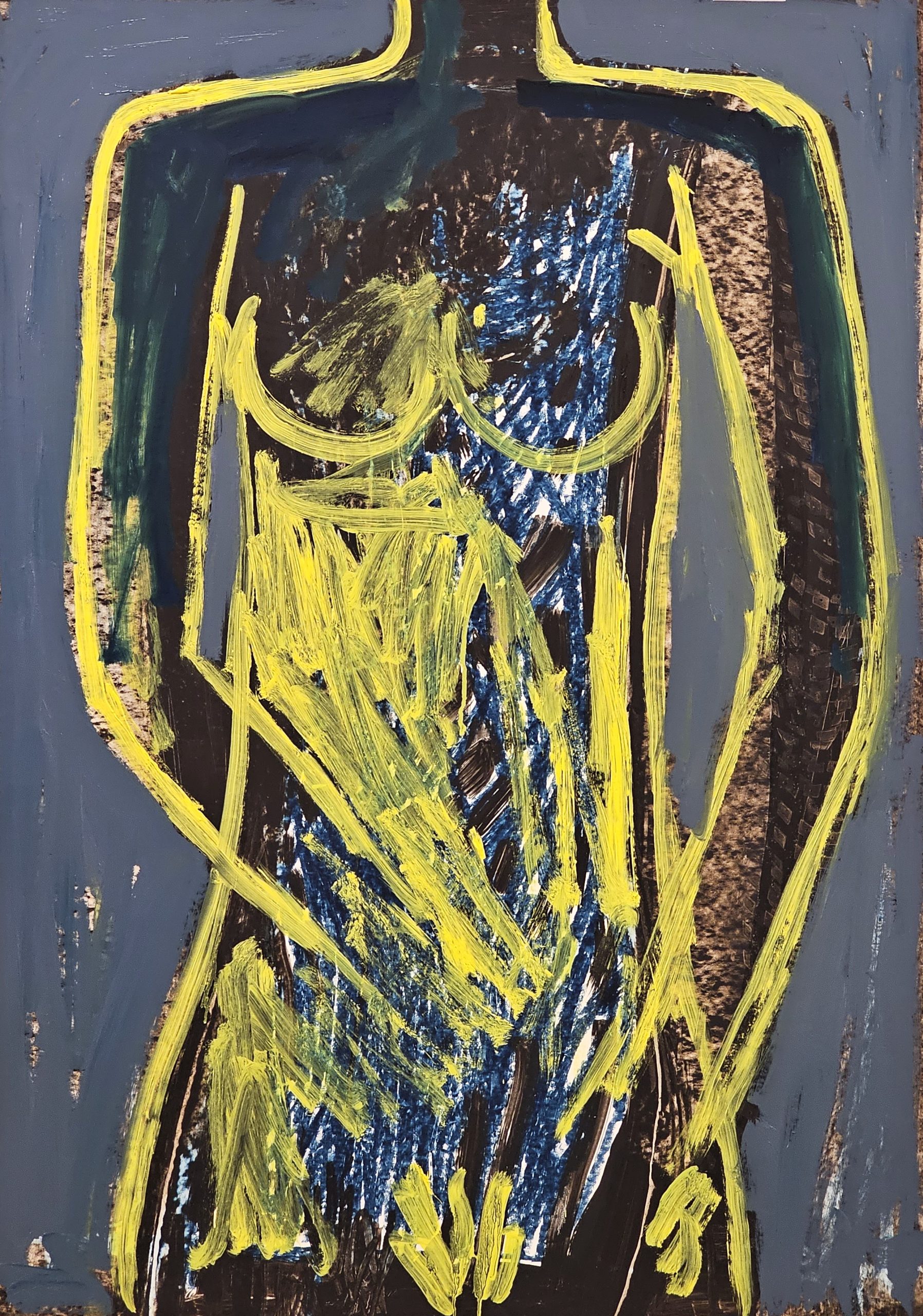 QN serie 108 n. 2 smalto e pastel 68×98
