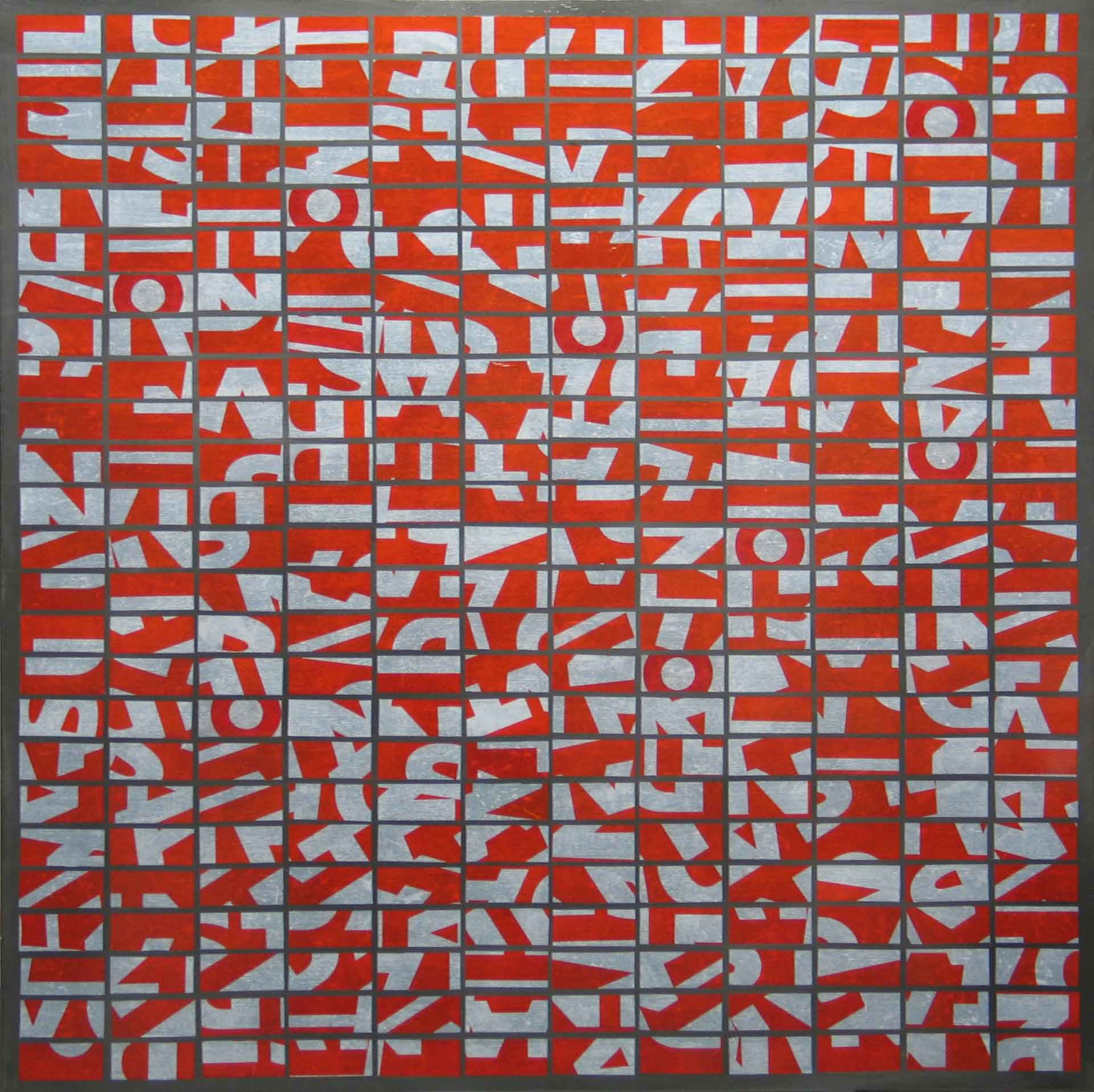 S.T., cm. 120 X 120 T.M. su tela