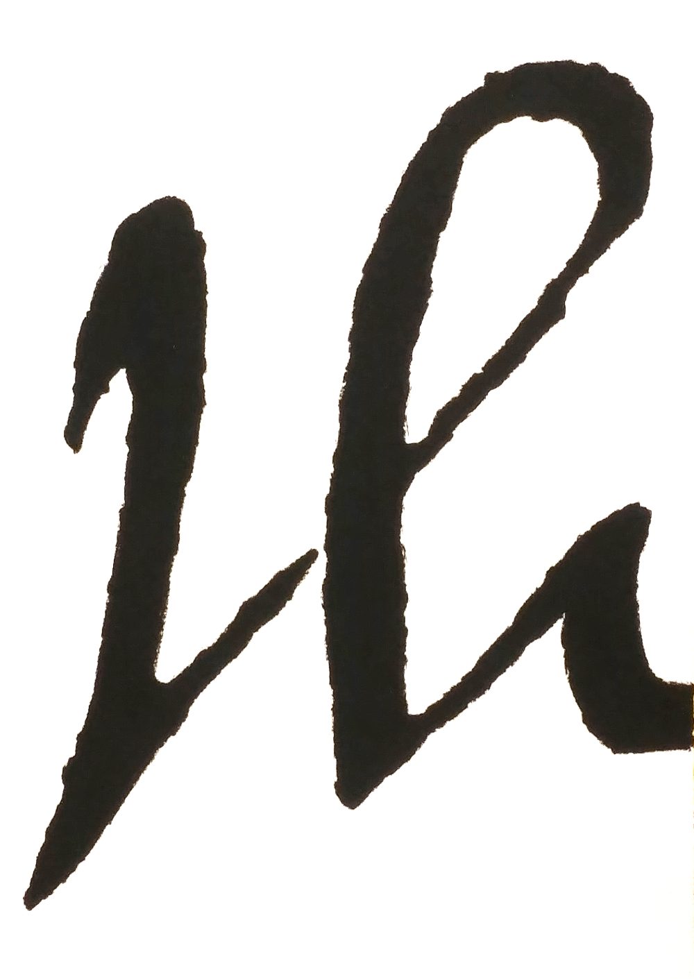 Graphism, lettering n. 2 circa 50 x 70