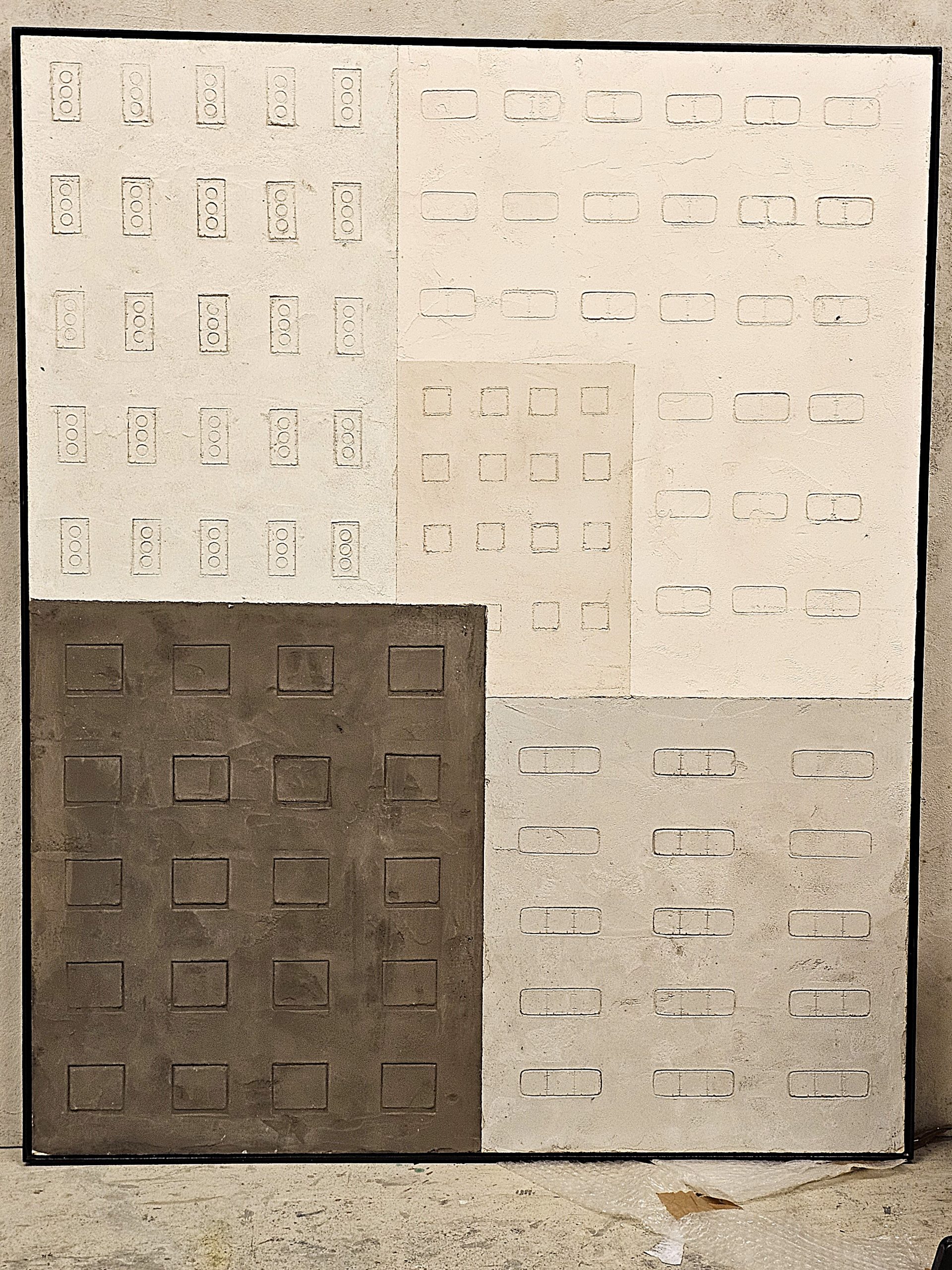 Urban cement printing n. 2 cm 100 x 125
